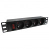 Bandeau PDU 10 pouces 4 prises de courant - SOCAMONT 71658