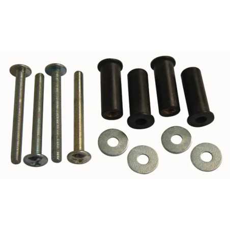 Kit de fixation universel, vis, rondelles et chevilles pour coffret