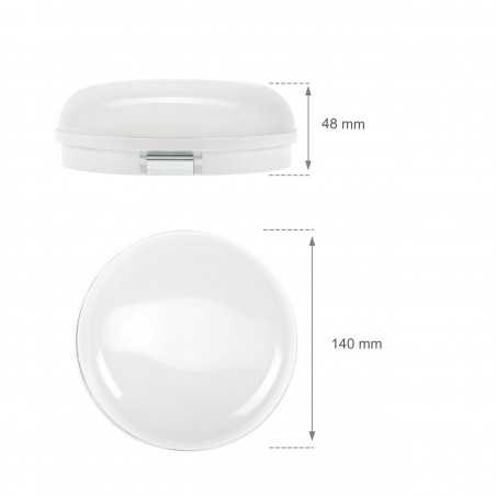 Hublot LED rond 8W étanche IP54 4000K 940 lumens - SLI041045NW
