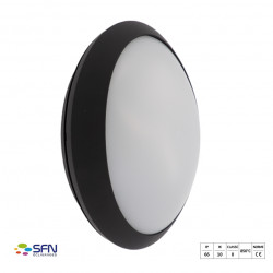 35012705 - Hublot étanche Sofia 1xE27 Rond Noir - FC