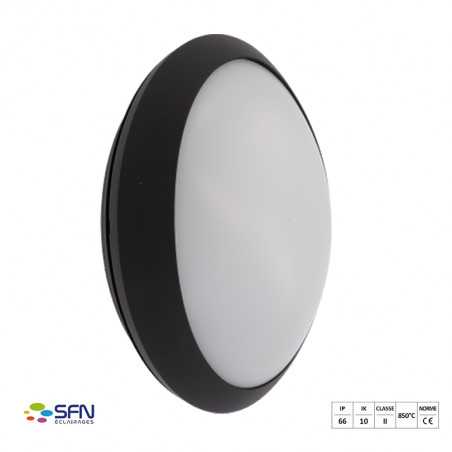 35012705 - Hublot étanche Sofia 1xE27 Rond Noir