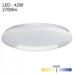 KANLUX 28721 - Plafonnier Bigge LED Ronde 42W 2700lm 4000° - FC
