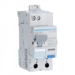 Disjoncteur différentiel Hager 16A 30mA Type-AC 1P+N 3kA - ADC716F