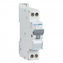 Disjoncteur Hager monophasé 1P+N à vis C-16A - MFN716