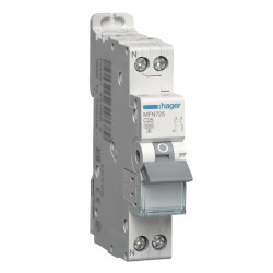 Disjoncteur Hager monophasé 1P+N à vis C-25A - MFN725