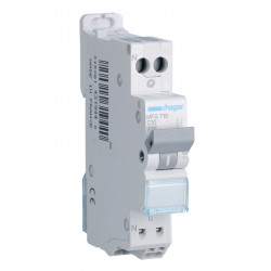 Disjoncteur Hager monophasé 1P+N SanVis C-10A - MFS710