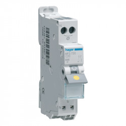 Disjoncteur Hager monophasé 1P+N SanVis C-20A - MFS720