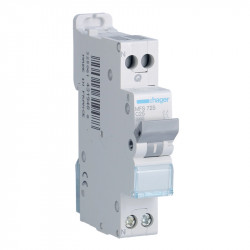 Disjoncteur Hager monophasé 1P+N SanVis C-25A - MFS725