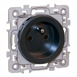 Square Prise de courant 2P+T 16 Anthracite - EUROHM 60360