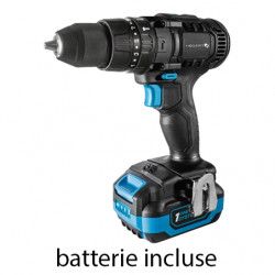 Coffret perceuse visseuse sans fil 18V - HOGERT HT2E245-B12PD