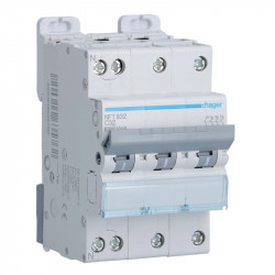Disjoncteur Hager 3P+N à vis 6-10kA Courbe C 32A - NFT832