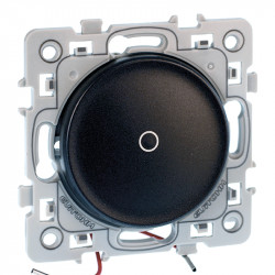 Square Interrupteur lumineux - témoin va et vient Anthracite - EUROHM 60303