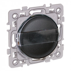 Square Poussoir porte étiquette Anthracite - EUROHM 60306