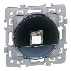 Square Prise RJ45 Grade 1 catégorie 6 UTP Anthracite - EUROHM 60371