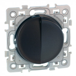 Square Interrupteur + poussoir Anthracite - EUROHM 60316