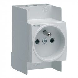 Prise de courant modulaire Hager 16A 2P+T SanVis - SNS216