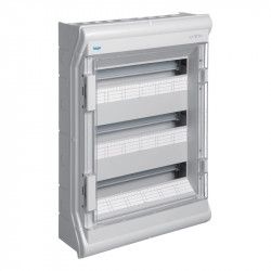 Coffret étanche Hager Vector IP55 3 Rangées 18 modules - VE318F