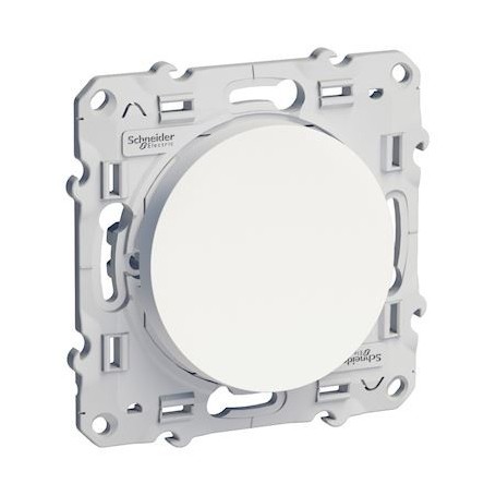 SCHNEIDER S520204  -  Interrupteur simple V&V blanc 10A, Odace