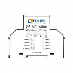 Compteur triphasé 100A à affichage LCD - POLIER MTR100LMOD