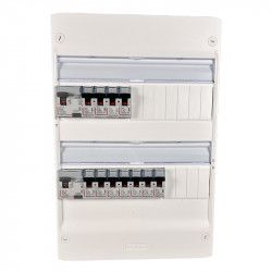 Tableaux électrique pré-équipé LEGRAND 2 rangées - 2ID 63A + 11 disjoncteurs