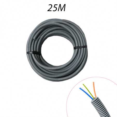 Gaine électrique ICTA Préfilée 3G1.5 - Couronne de 25ml