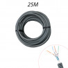 Gaine électrique ICTA Préfilée câble Grade 3 TV - Couronne de 25ml