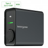 Borne recharge RFID voiture électrique réglable de 3,6 à 11 kW Prise Type 2