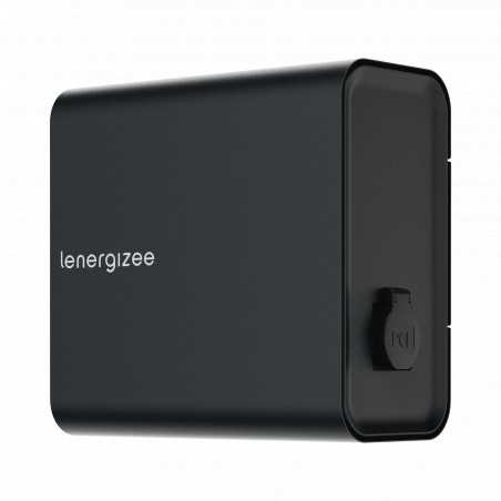 Borne recharge voiture électrique réglable de 3,6 à 11 kW Prise Type 2 + Prise 230V - LENERGIZEE 423307