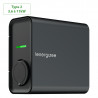 Borne recharge voiture électrique réglable de 3,6 à 11 kW Prise Type 2 + Prise 230V - LENERGIZEE 423307