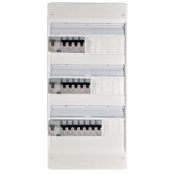 Tableaux électrique pré-équipé LEGRAND 3 rangées - 3ID 63A + 16 disjoncteurs