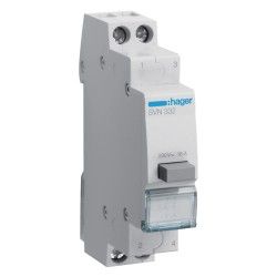 HAGER SVN332 - Bouton poussoir accrochage 2F