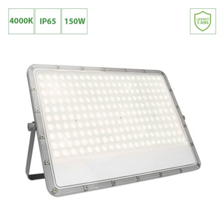 Projecteur LED Extérieur IP65 150W 4000K 13600lm Gris - SLI029058NW
