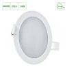 Spot Downlight Dalle LED 18W rond 4000K 2200 lumens - SLI037029NW