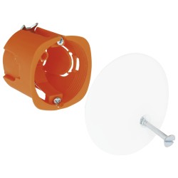Boite applique cloison sèches diamètre 40mm - EUROHM 53020
