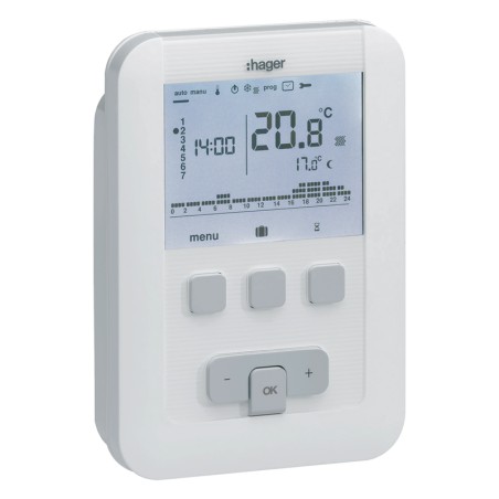 Thermostat programmable 4 Fils 7 jours - 230V