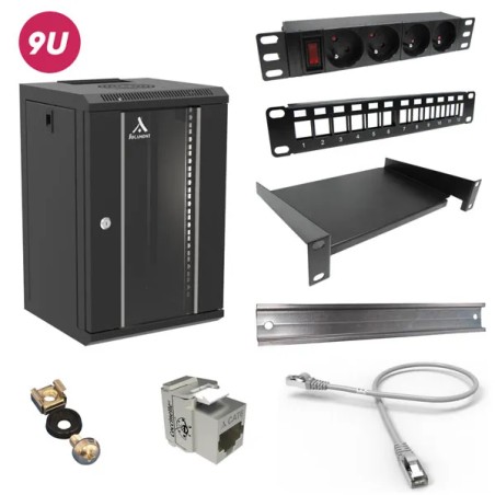 Coffret 10 pouces 9U avec accessoires - SOCAMONT 71704