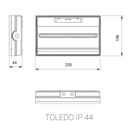 TOLEDO BAES LED SATI 45LM 1h IP44
