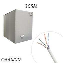 Câble réseau RJ45 Catégorie 6 U/UTP box 305m