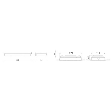 BAES LED sati 45lm 1h