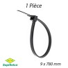 Collier de serrage et câblage noire 9mm L:780mm (1 pcs)