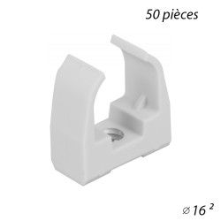 Lyres (clips) pour Tube 16mm 50pcs - Eurohm 43401