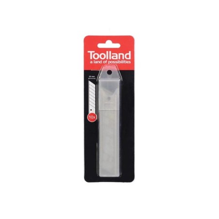 Lot de 10 lames pour cutter 25 mm