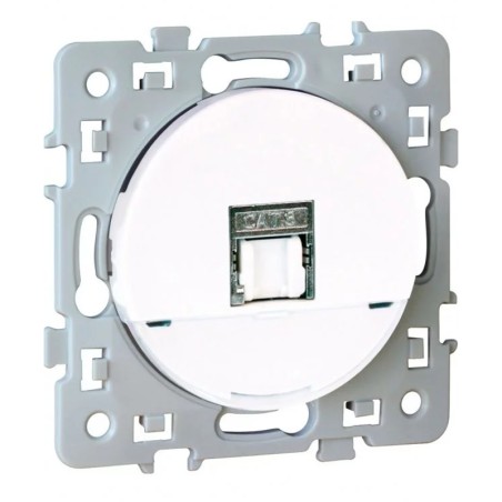 Prise RJ45 Square blanc catégorie 6 STP Grade 3