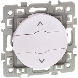Bouton poussoir volets roulants Square blanc - EUROHM 60224