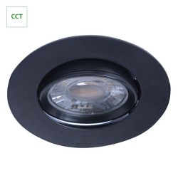 Spot LED dimmable 6,2W CCT - 2700/3300/4000K Noir - ARIC 51355