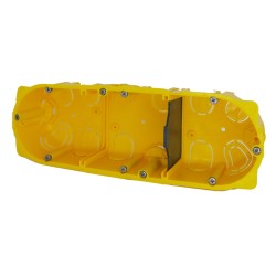 Boîte Batibox Cloisons Sèches profondeur 50mm 3 postes - LEGRAND 080053