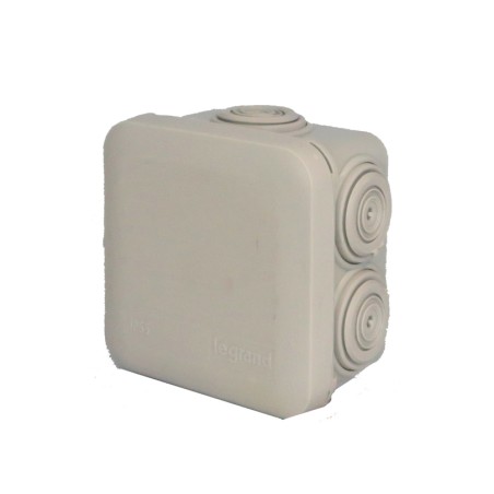 Boîte de dérivation Plexo étanche carrée 65x65mm