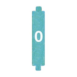 10 cavaliers de configuration système BUS marquage 0 - BTICINO 3501/0