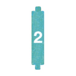 10 cavaliers de configuration système BUS marquage 2 - BTICINO 3501/2