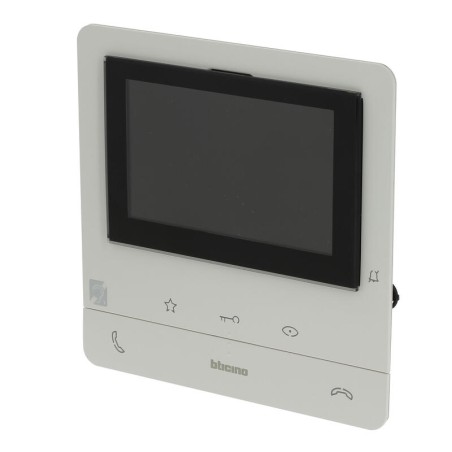 Poste intérieur vidéo couleur Classe 100 5 pouces Blanc